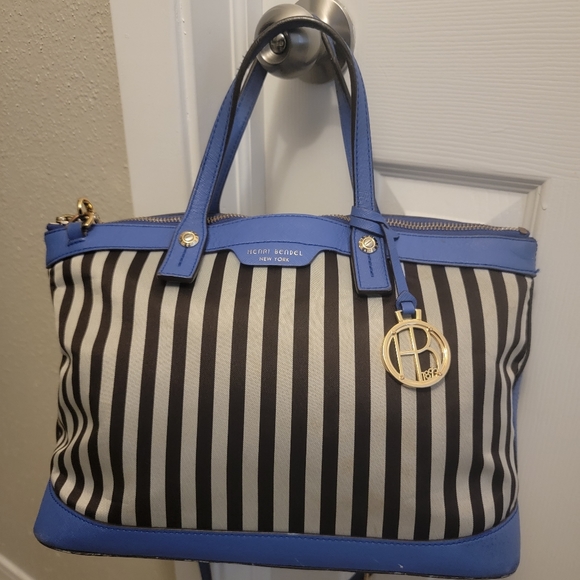 henri bendel Handbags - Henri Bendel Miss Bendel West 57th Centennial Stripe Bag